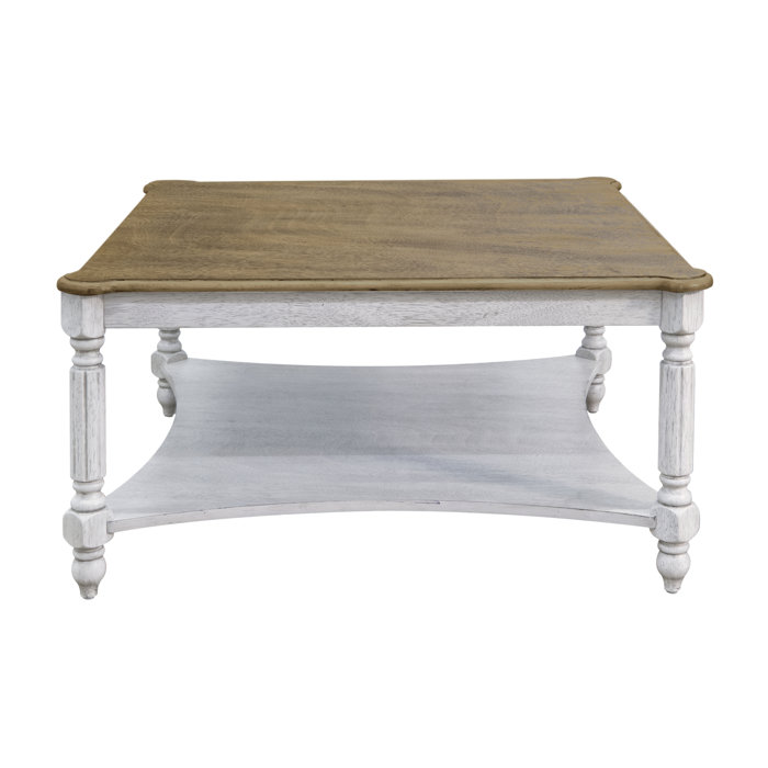 Laurel Foundry Modern Farmhouse Locke Solid Wood Square Coffee Table